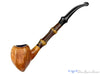 Blue Room Briars is proud to present this Bent Paneled Acorn with Dark Bamboo Estate Pipe