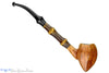 Blue Room Briars is proud to present this Bent Paneled Acorn with Dark Bamboo Estate Pipe