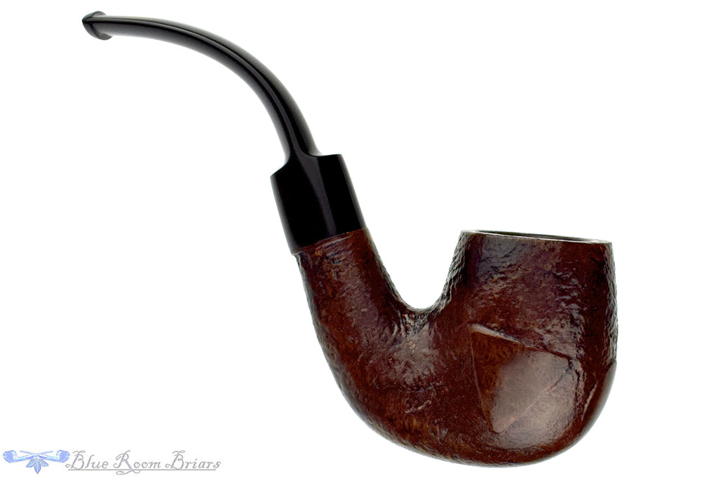 Blue Room Briars is proud to present this GBD Tapestry II 9456 (Post-Cadogan) Bent Partial Blast Billiard Estate Pipe