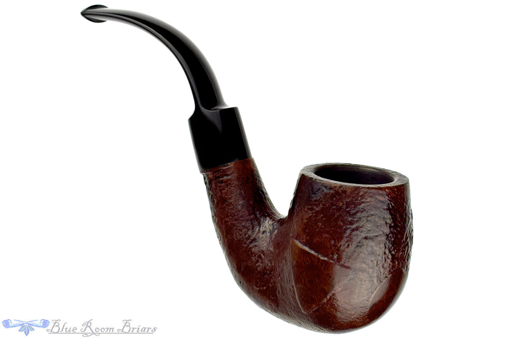 Blue Room Briars is proud to present this GBD Tapestry II 9456 (Post-Cadogan) Bent Partial Blast Billiard Estate Pipe