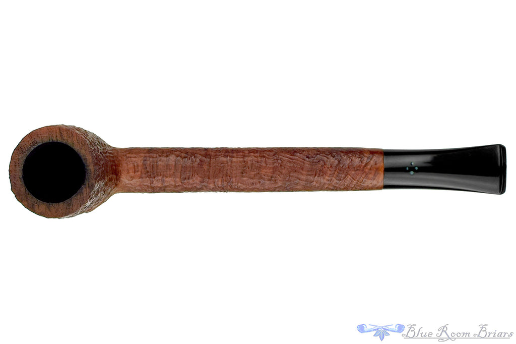 Blue Room Briars is proud to present this Sasieni Ruff Root "Dovercourt" Four Dot Sandblast Canadian Estate Pipe