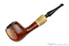 Blue Room Briars is proud to present this Nørding 101 Apple with Horn Ferrule Estate Pipe with Replacement Stem