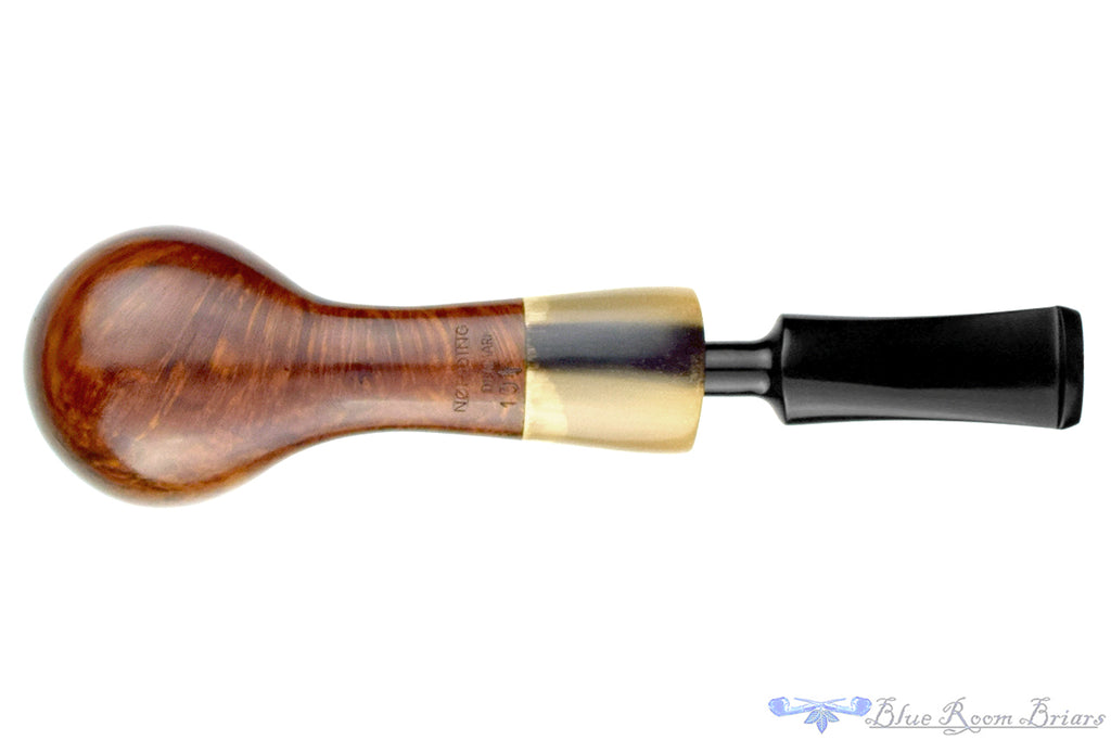 Blue Room Briars is proud to present this Nørding 101 Apple with Horn Ferrule Estate Pipe with Replacement Stem