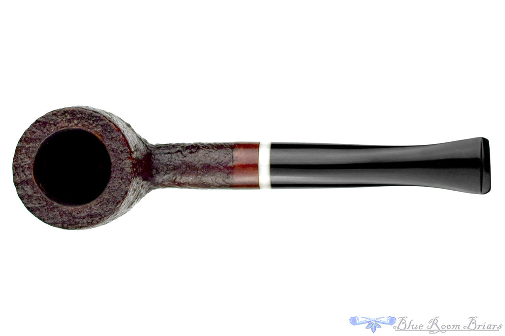 Blue Room Briars is proud to present this Joh's Sandblast Pot with Acrylic UNSMOKED Estate Pipe