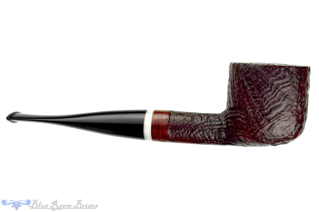 Blue Room Briars is proud to present this Joh's Sandblast Pot with Acrylic UNSMOKED Estate Pipe