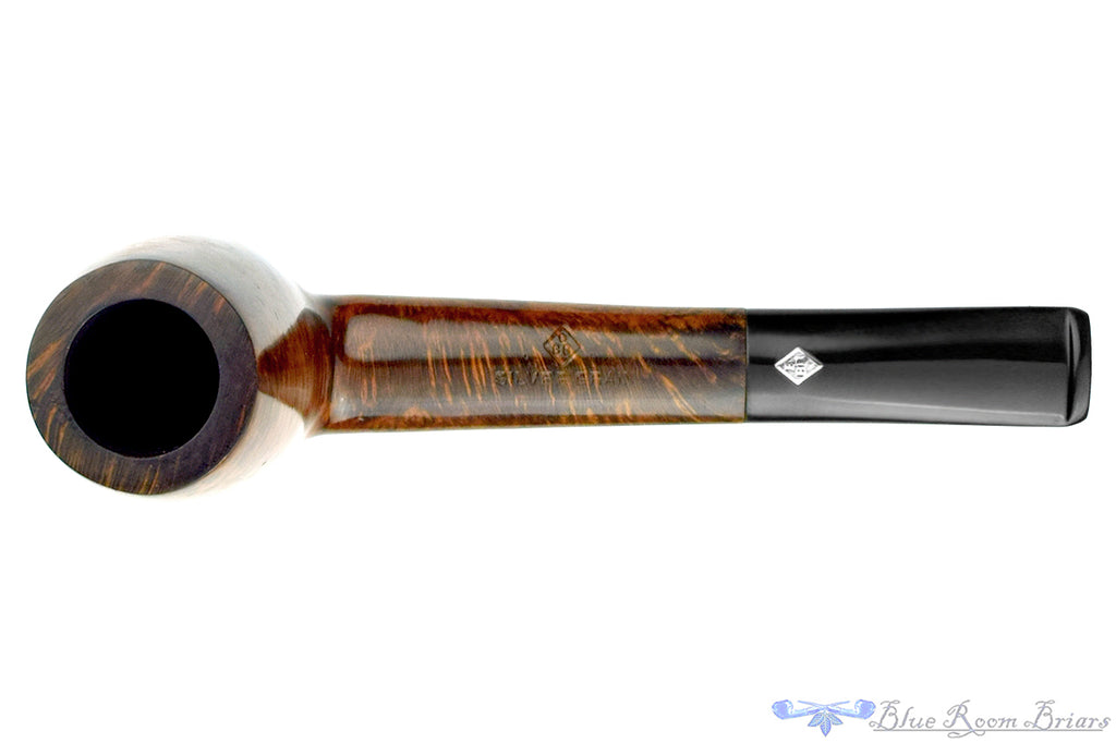 Blue Room Briars is proud to present this BBB Silver Grain J29 Stacked Billiard Estate Pipe