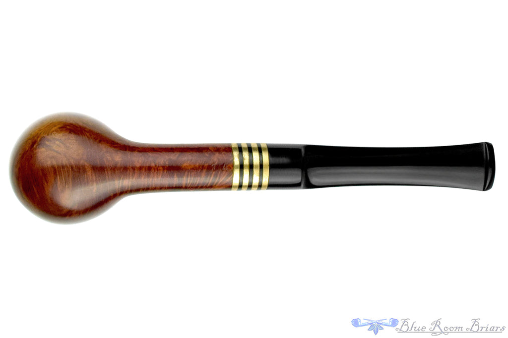 Blue Room Briars is proud to present this Georg Jensen Admiral 14 Billiard with Brass Estate Pipe