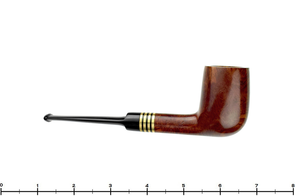 Blue Room Briars is proud to present this Georg Jensen Admiral 14 Billiard with Brass Estate Pipe