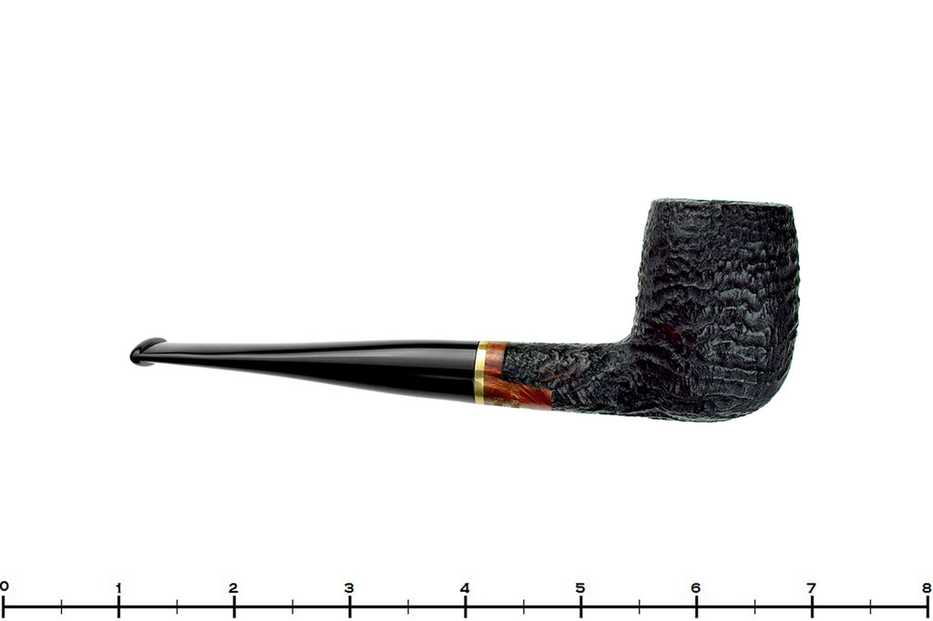 Blue Room Briars is proud to present this My Own Blend SM (2004 Make) Sandblast Billiard with Brass Estate Pipe