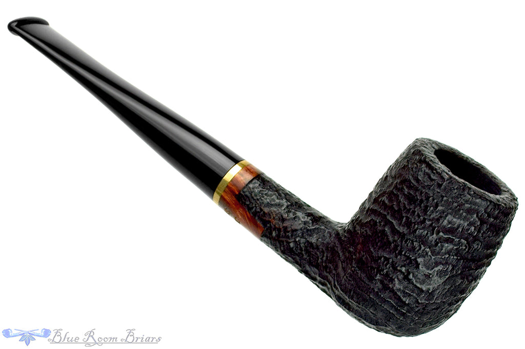 Blue Room Briars is proud to present this My Own Blend SM (2004 Make) Sandblast Billiard with Brass Estate Pipe