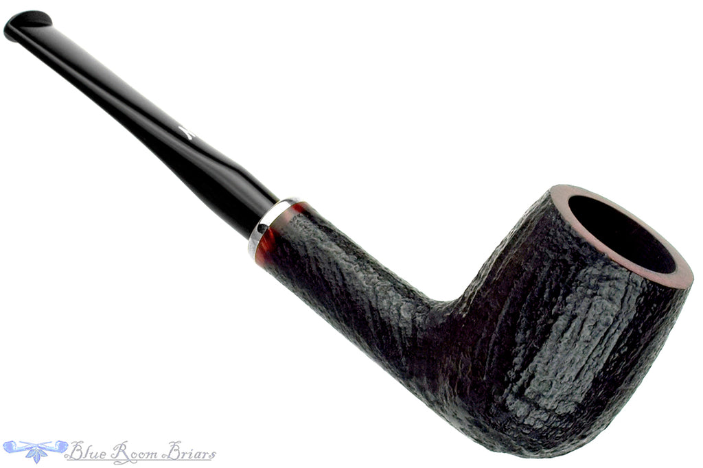 Blue Room Briars is proud to present this Erik Nørding ROM (1995 Make) Sandblast Billiard with Silver Estate Pipe