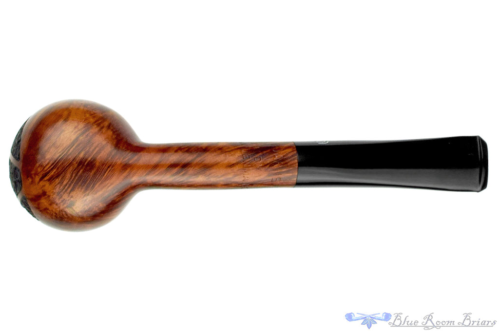 Blue Room Briars is proud to present this Bjarne Spot Carved Billiard Estate Pipe