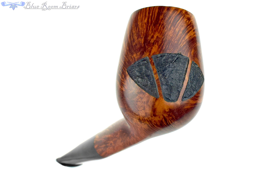 Blue Room Briars is proud to present this Bjarne Spot Carved Billiard Estate Pipe