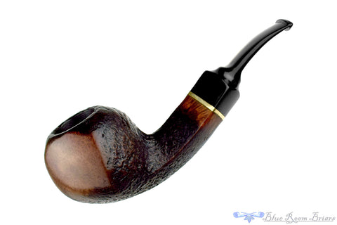 Stanwell 59 (Reg. Era) Bent Sandblast Acorn Estate Pipe with Replacement Stem