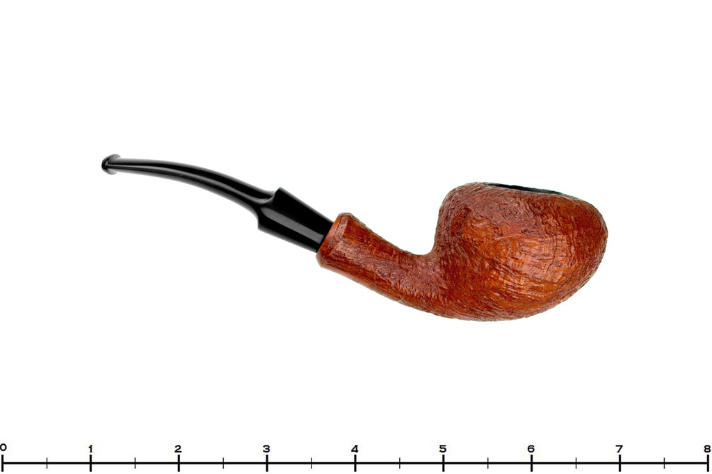 Blue Room Briars is proud to present this Torben ROTA Bent Sandblast Pear Estate Pipe