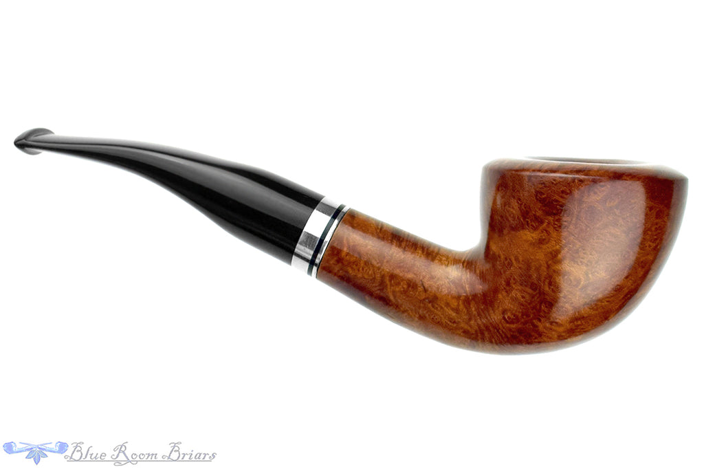 Blue Room Briars is proud to present this Jean Claude Bent Dublin (9mm Filter) with Aluminum Estate Pipe