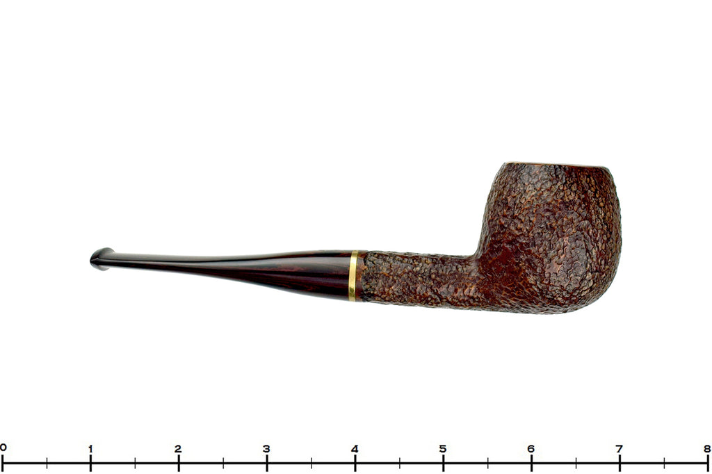 Blue Room Briars is proud to present this Savinelli SM (1994 Make) Rusticated Apple Sitter with Brass and Brindle Estate Pipe