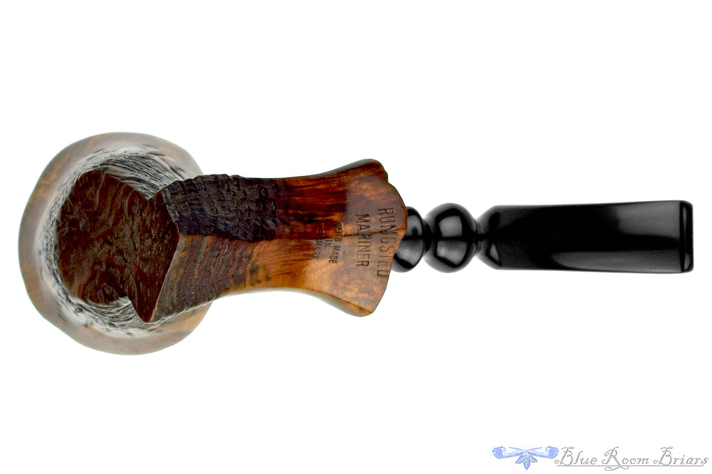 Rungsted Mariner Bent Partial Blast Freehand Sitter with Plateaux Estate Pipe