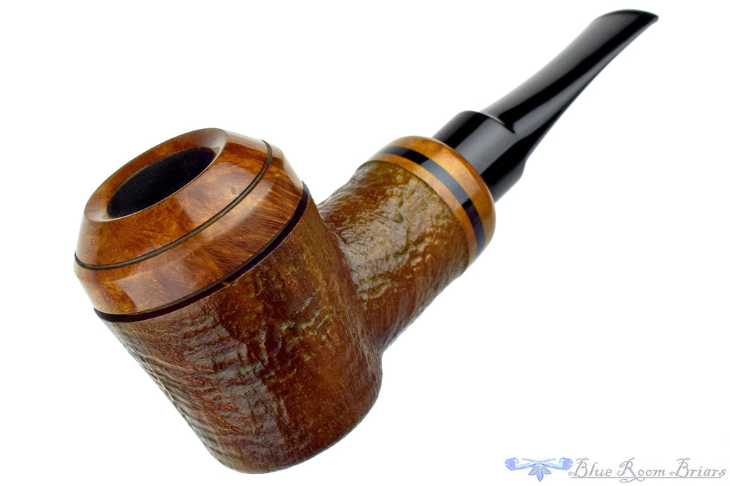 Johny Pipes Sandblast Rhodesian (9mm Filter) Calabash