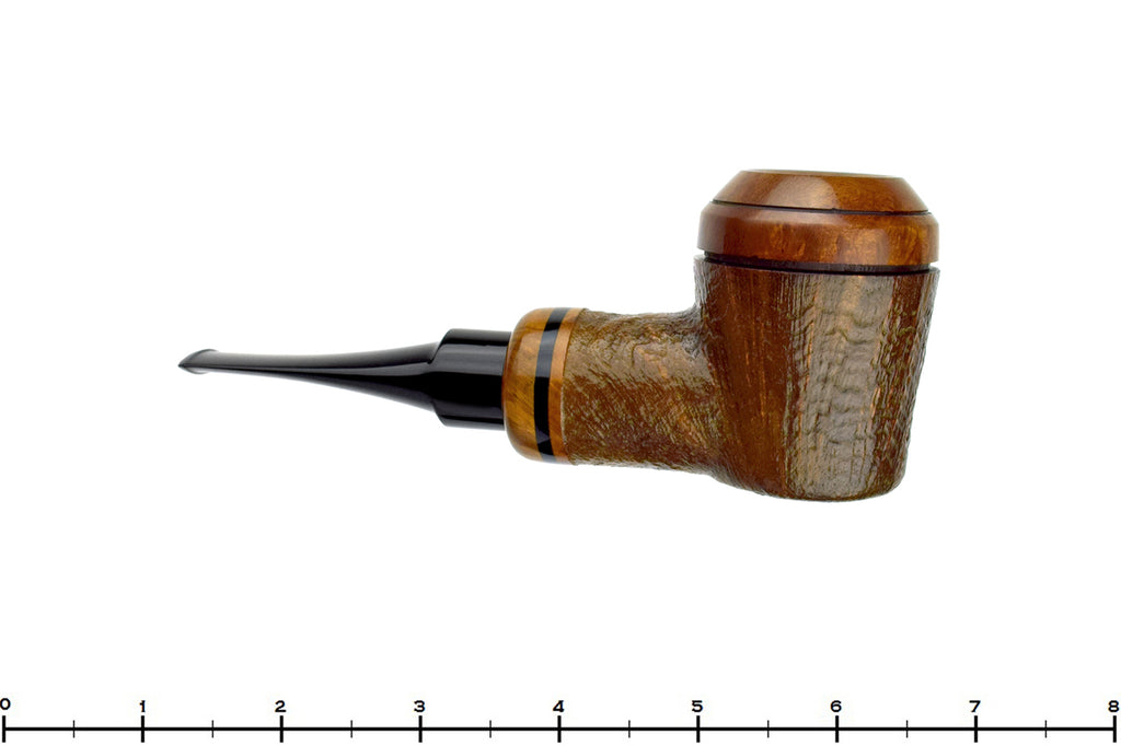 Johny Pipes Sandblast Rhodesian (9mm Filter) Calabash