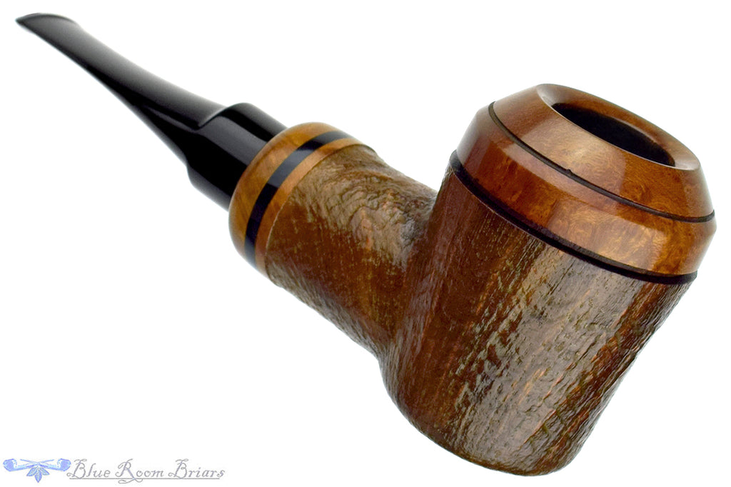 Johny Pipes Sandblast Rhodesian (9mm Filter) Calabash