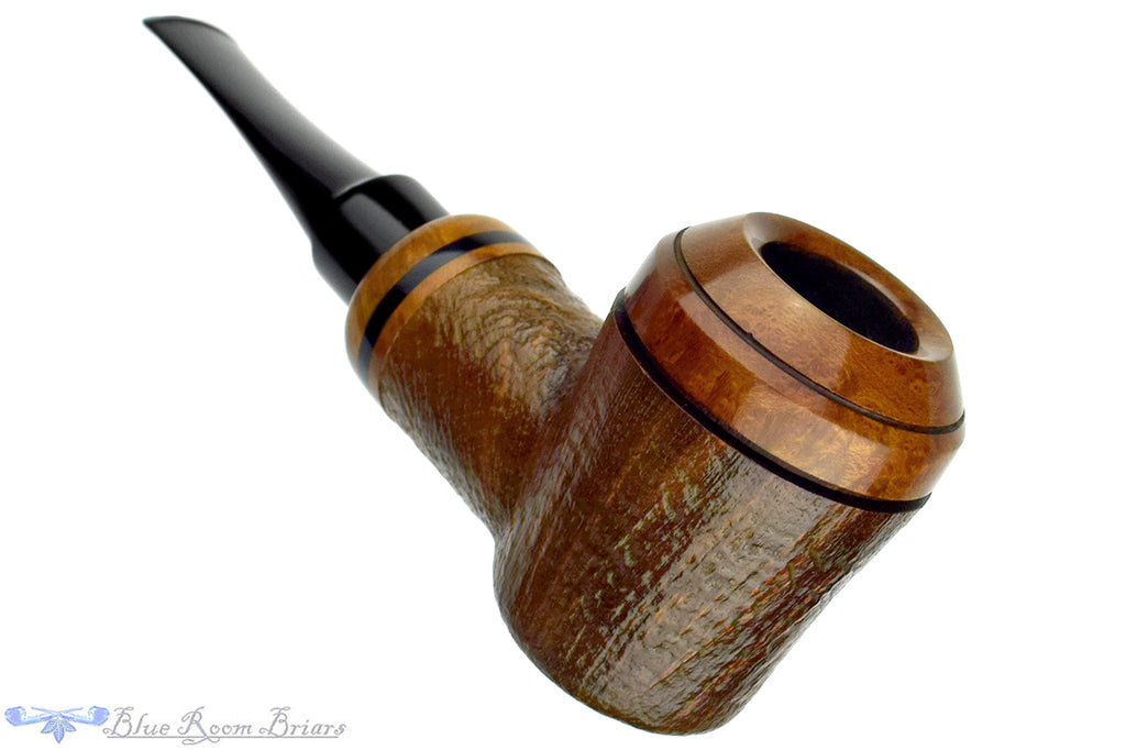 Johny Pipes Sandblast Rhodesian (9mm Filter) Calabash