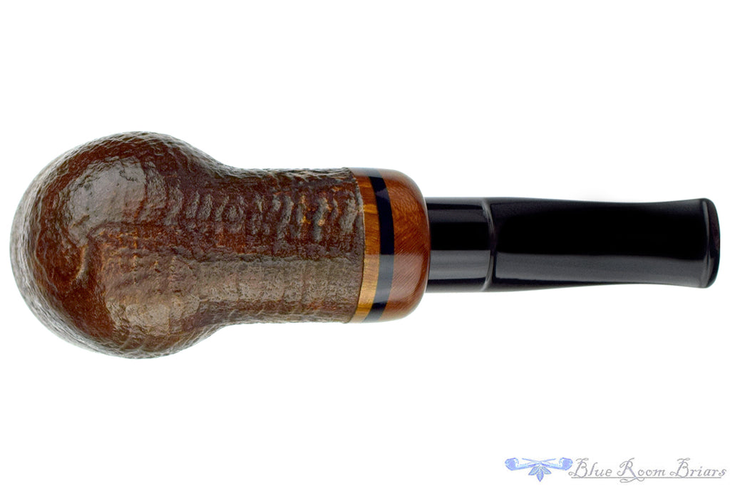 Johny Pipes Sandblast Billiard (9mm Filter) Calabash