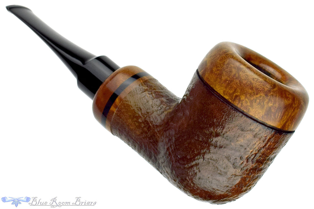 Johny Pipes Sandblast Billiard (9mm Filter) Calabash