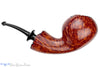 Blue Room Briars is proud to present this Dirk Heinemann Pipe High Contrast Bent Tomato with Plateaux and Brass