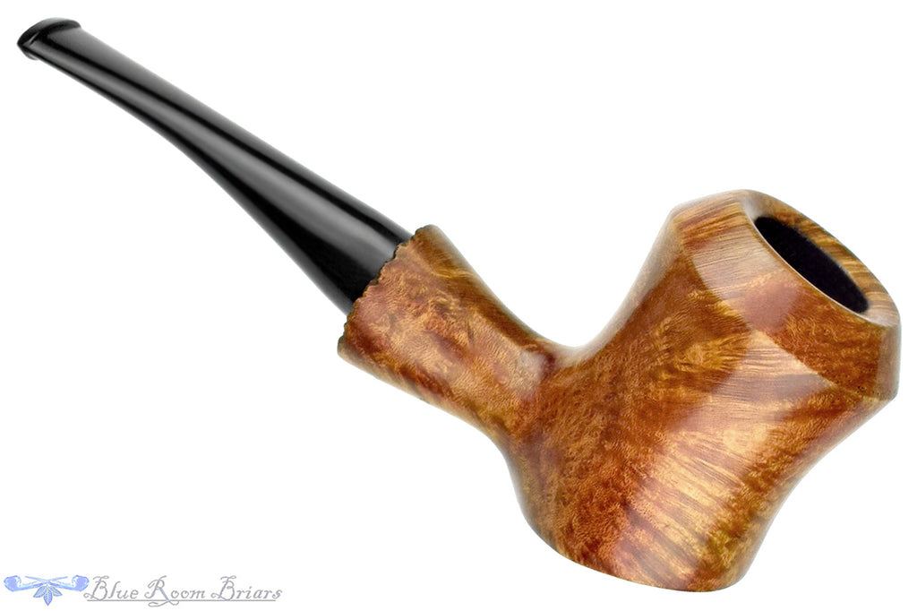 Blue Room Briars is proud to present this Ron Smith Pipe Bent Cherrywood with Plateau