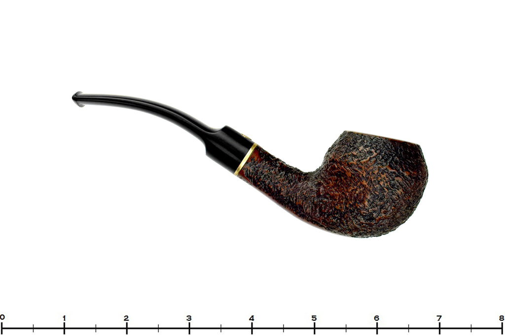 Blue Room Briars is proud to present this BBB Two Thousand 6278 Bent Rusticated Rhodesian with Brass Estate Pipe