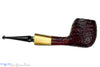 Blue Room Briars is proud to present this De Luxe 101 Sandblast Apple with Horn Ferrule Estate Pipe