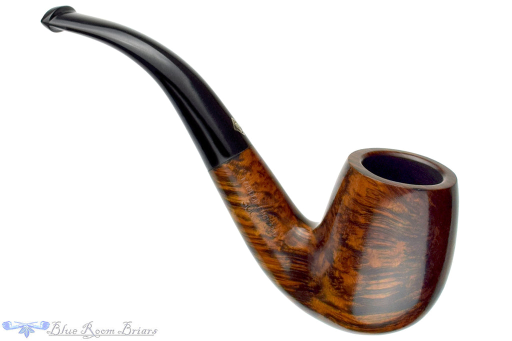 Blue Room Briars is proud to present this BBB Contrast 300 Bent Billiard Estate Pipe