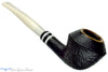 Blue Room Briars is proud to present this Stanwell Black White 406 Black Blast Bent Rhodesian with Acrylic Estate Pipe