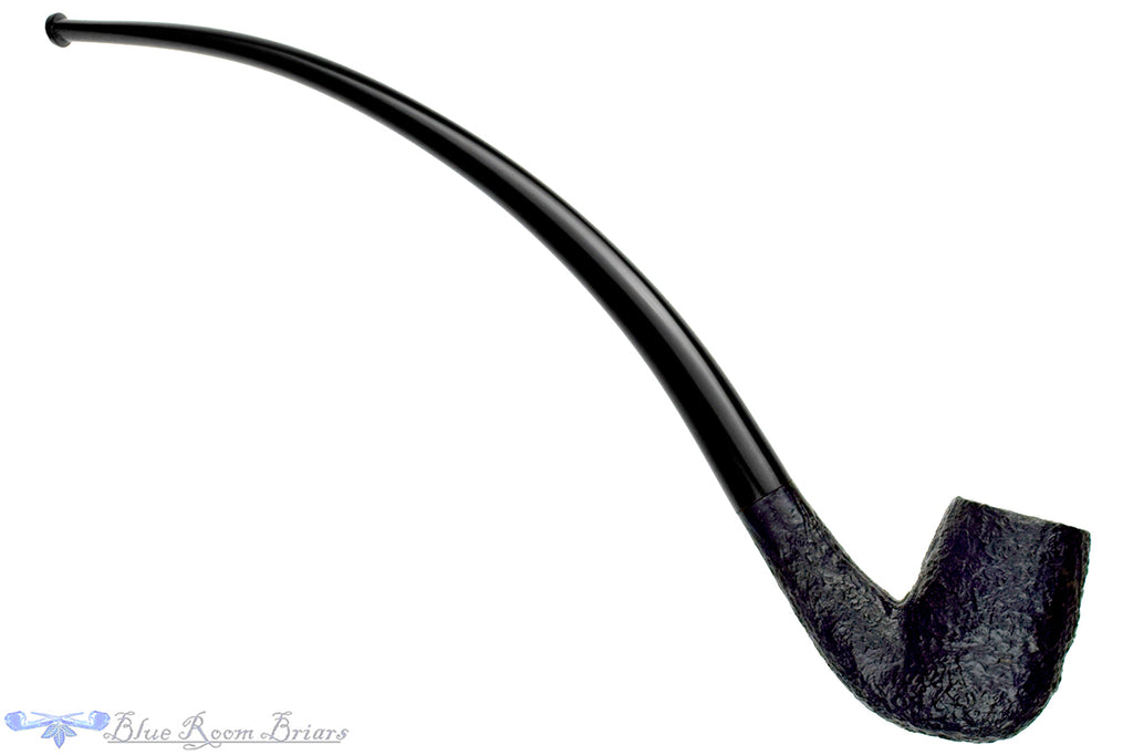 Blue Room Briars is proud to present this Big-Ben Lombok Bent Black Blast Churchwarden Estate Pipe