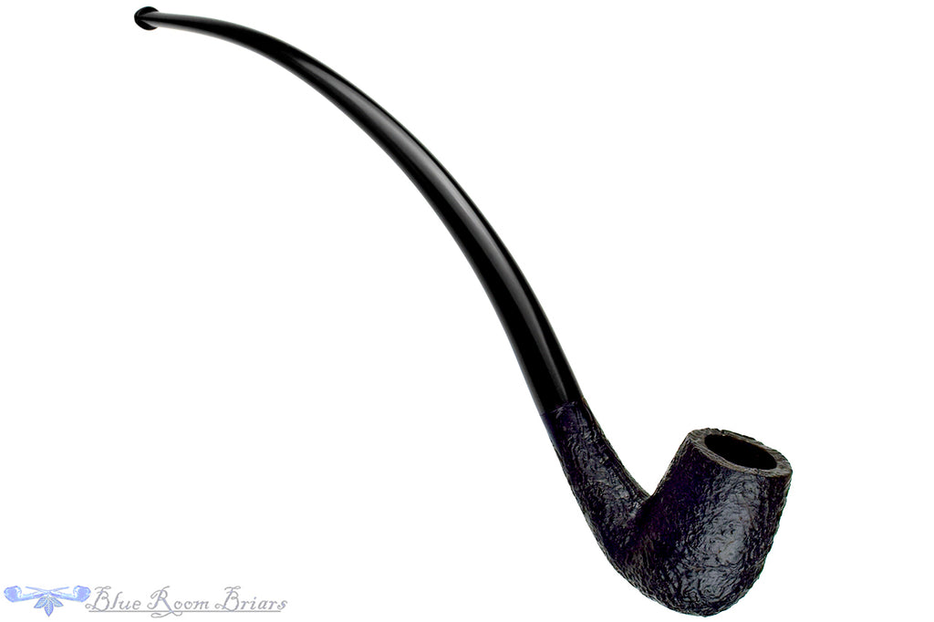 Blue Room Briars is proud to present this Big-Ben Lombok Bent Black Blast Churchwarden Estate Pipe