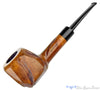 Blue Room Briars is proud to present this Weber Hand Made Large Spot Carved Paneled Apple Sitter Estate Pipe with Replacement Stem