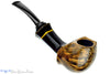 Blue Room Briars is proud to present this Daniel Mustran Pipe Bent Spot Carved Blowfish with Acrylic Resin and Exotic Wood