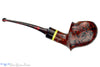 Blue Room Briars is proud to present this Daniel Mustran Pipe Bent Sandblast Blowfish with Black Palmwood and Elforyn