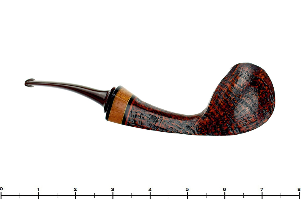 Blue Room Briars is proud to present this Daniel Mustran Pipe Bent Sandblast Cobra with Exotic Woods and Acrylic