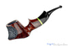 Blue Room Briars is proud to present this Daniel Mustran Pipe Bent Partial Rusticated Freehand with Green Elforyn