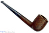 Blue Room Briars is proud to present this H Pipes by Aiden Hesslewood Sandblast Billiard with Denim Blue Brindle