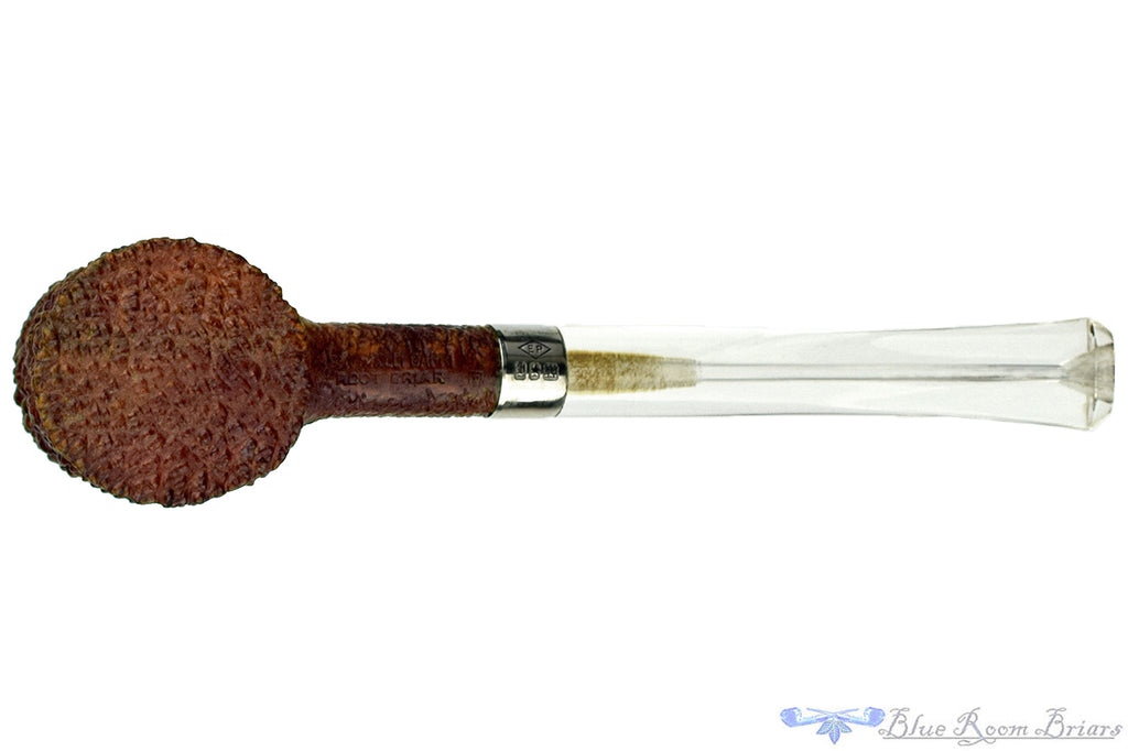 Savinelli Capri Root Briar Rusticated Poker with Nickel Estate Pipe