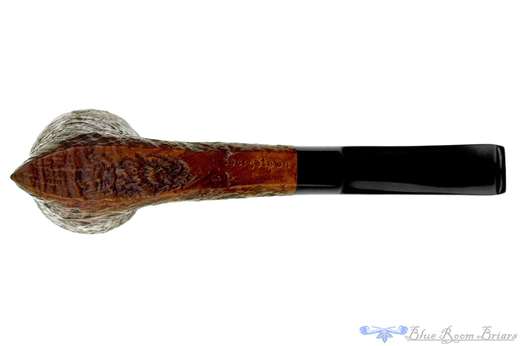 Blue Room Briars is proud to present this Georgetown Bent Sandblast Skater Sitter Estate Pipe