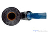 Blue Room Briars is proud to present this Jason Patrick Pipe Bent Sandblast Dublin with Whale Spine and Brindle