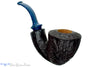 Blue Room Briars is proud to present this Jason Patrick Pipe Bent Sandblast Dublin with Whale Spine and Brindle