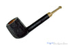 Blue Room Briars is proud to present this Jason Patrick Pipe Black Blast Paneled Lovat with Brindle