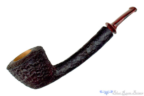 Jason Patrick Pipe Bent Sandblast Baby Horn with Brindle