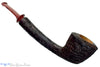 Blue Room Briars is proud to present this Jason Patrick Pipe Bent Sandblast Long Shank Dublin with Brindle