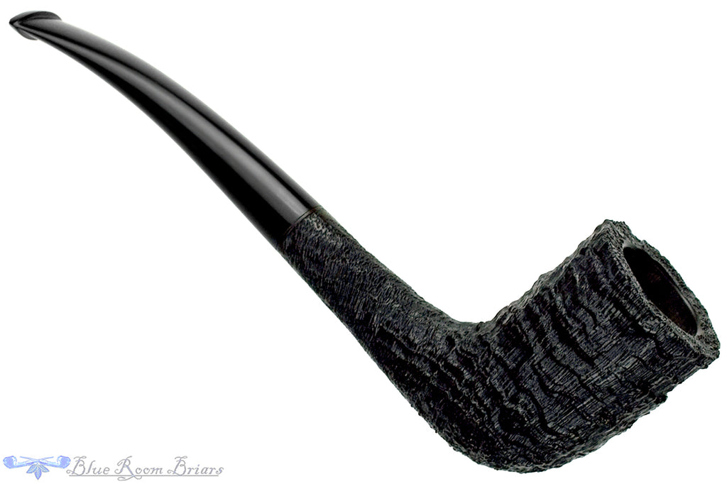 Blue Room Briars is proud to present this Yorgos Mitakidis 7323 (2023 Make) Black Blast Zulu Estate Pipe